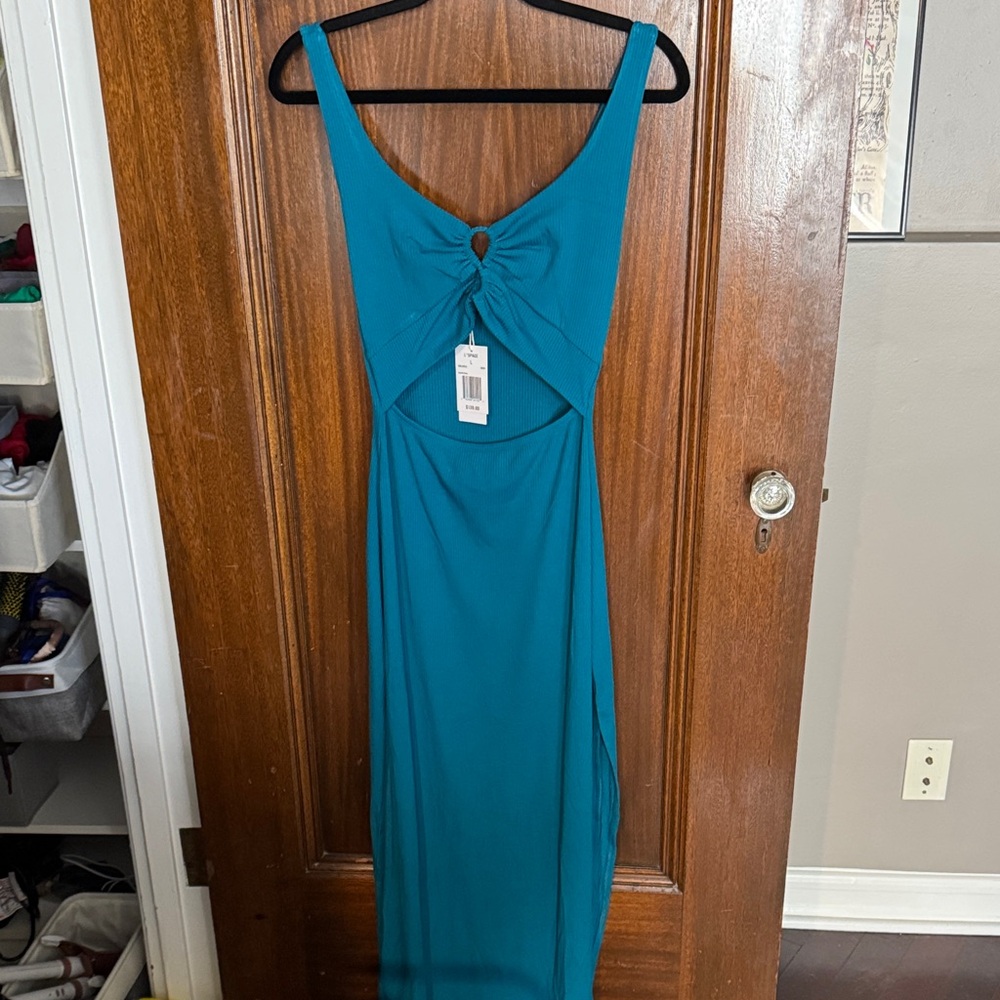 L*Space Teal Maxi Dress